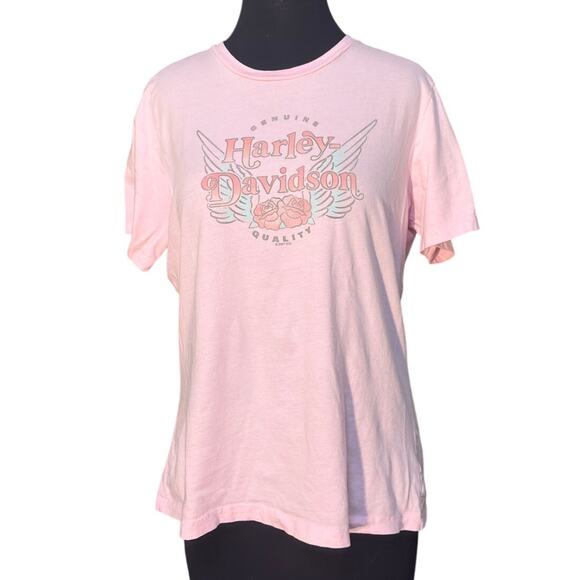 Harley-Davidson Pink Hellbender Atlanta Tee L - Picture 2 of 5